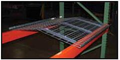 Vestil Swmd-4252 Steel Pallet Rack Crown Wire Deck 42" X 52" 650 Lb. Capacity, Silver