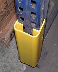 Vestil Vprp-Yl-18 High Density Polyethylene Thermoplastic Rack Shield 2" X 3" X 18", Yellow