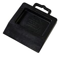 Vestil Vpts-05 Rubber Pallet Truck Stop 11-1/2" X 11-1/2", Black