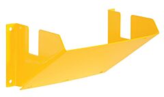 Vestil Wc-H Steel Wheel Chock Holder 4 Mounting Holes 40 Lb. Capacity, Yellow