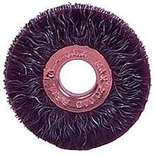 Weiler 35808 Polyflex? Small Diameter Wire Wheel, 3 In D, .008 Steel