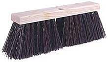 Weiler 44874 Street Broom, 16 In Hardwood Block, 5-1/4 In Trim, Brown Poly Fill, 12 Kit