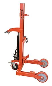 Wesco 240251 Hydraulic Large Liquid Gas Cylinder Cart With Brake