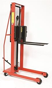 Wesco Esfl-76-30S Economy Straddle Hydraulic Fork Stacker, 1000 Lb. Capacity