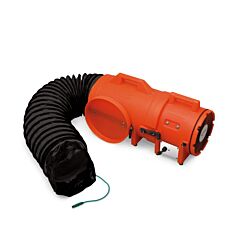 Allegro 9538-50 8" Axial Explosion-Proof (Ex) Plastic Blower W/ Canister & 50' Ducting