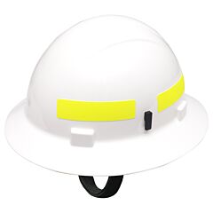 Erb 19351 Americana Wildlands Full Brim Hard Hat With 4-Point Slide-Lock Suspension, White