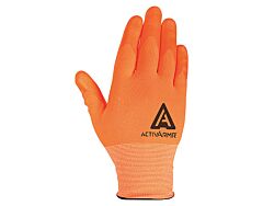 Ansell 97-012-M Gen Purpose Hi-Viz Orng Gloves Nitrile Foam Med
