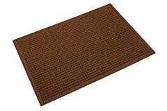 Crown Matting Ss F034Db Super-Soaker Fabric-Border Indoor Entrance Mat 3' X 4' Dark Brown
