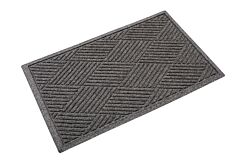 Crown Matting S1 F410St Super-Soaker Diamond Fabric-Border Indoor Entrance Mat 4' X 10' Slate