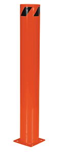 Vestil Bol-48-6.5-Or Steel Pipe Safety Bollard 48" X 6-1/2" Orange