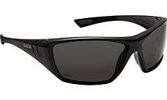 Bolle 40150 Hustler Safety Glasses Black Frame Polarized Lens