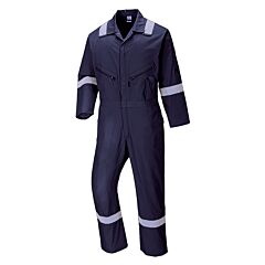Portwest C814 Iona Cotton Coveralls, Navy, Size 3X-Large