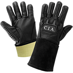 Global Glove Cia200Mtg Cut, Abrasion, Puncture, Impact, And Flame Resistant Grain Goatskin Mig/Tig Welding Gloves, Cut Level A8