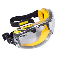 Dewalt Dpg82-11 Safety Glasses, Concealer, Clear Anti-Fog Lens, 1/Pair
