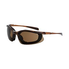 Crossfire 867-Af Safety Glasses, Concept, Dark Smoke Anti-Fog Lens, Crystal Brown
