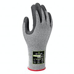 Showa Best 346L-08 Cut Resistant A3, Duracoil Gloves Knit With Latex Coating, Size Large