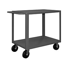 Durham Het-3672-2-95 Heavy Duty Service Truck, 2 Shelves, 36 X 72, 4000 Lbs Capacity