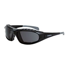 Crossfire 2761-Af Safety Glasses, Diamondback, Smoke Anti-Fog Lens, Shiny Black