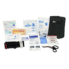 Elite First Aid Fa142B-Adv Tactical Individual First Aid Kit (Ifak), Black, Advanced