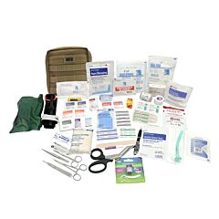 Elite First Aid Fa185T-Adv General Purpose Individual First Aid Kit (Ifak), Tan, Advanced