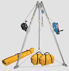 Falltech 7509T 8' Tripod Kit With 7297T Winch, 7281Tt 3-Way Srl-R And Storage Bags