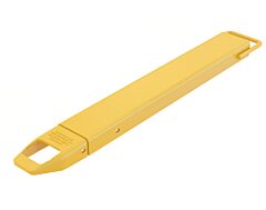 Vestil Fe-4-42-Each Steel Single Fork Extension 4 In. X 42 In. 4000 Lb. Capacity Yellow