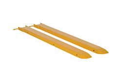 Vestil Fe-4-54-P Steel Pin Style Fork Extensions 4" X 54" 4000 Lb. Capacity, Yellow