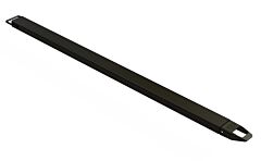 Vestil Fe-4-96-Bk-Each Steel Single Fork Extension 4 In. X 96 In. 4000 Lb. Capacity Black