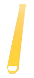 Vestil Fe-5-96-Each Steel Single Fork Extension 5 In. X 96 In. 4,000 Lb. Capacity Yellow