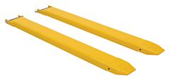 Vestil Fe-6-63-P Steel Pin Style Fork Extensions 6" X 63" 4,000 Lb. Capacity, Yellow