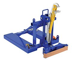 Vestil Fmdl-1-Lds-B1 Steel Automatic Eagle Beak 1 Drum With Belt Saddle 1,000 Lb. Capacity, Blue