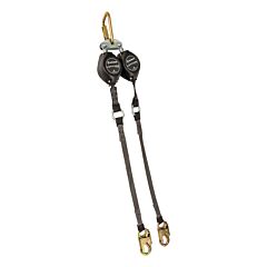 Safewaze Fs-Fsp1409-W-Dl Latitude Hd 9' Dual Web Srl, Fs-Ex313, Carabiner, Snap Hooks