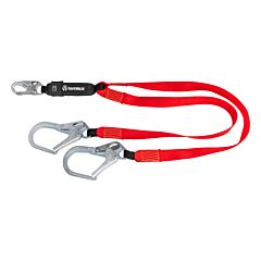 Safewaze Fs77435-We-Dl Welding 6' Energy Absorbing Lanyard, Dual Leg, Rebar Hooks