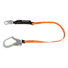 Safewaze Fs88565-E V-Line 6' Energy Absorbing Lanyard, Rebar Hook