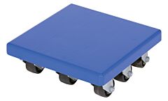 Vestil Ftd-1616-8 Steel Heavy Duty Flush Top Dolly 16 In. X 16 In. 8,000 Lb. Capacity Blue
