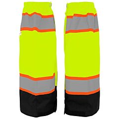 Global Glove Frogwear Glo-G3 Hi-Vis Solid Waterproof Gaiters, Class E, Size One Size