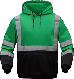 Gss Safety 7016 Cert Green Pullover Hoodie, Green