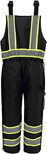 Gss Safety 8703 Non-Ansi Winter Bibs W/Quilted Lining, Black