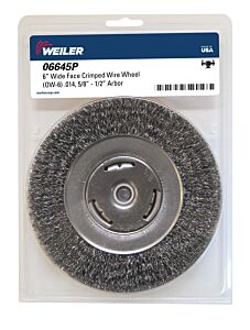 Weiler 06645P Ow-6" P.O.P. Wire Wheel