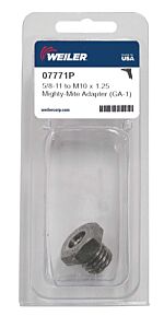 Weiler 07771P Adapter Nut, 5/8"-11 To M10 X 1.25, Retail Pack (Ga-1)