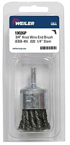Weiler 10026P Ebb40 P.O.P. End Brush 3/4"