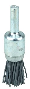 Weiler 10172 Nylox® End Brush, Silicon Carbide, 1/2 In X 0.022 In, 10,000 Rpm