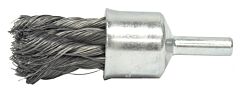 Weiler 10208 Knot Wire End Brush, Steel Bristles, 1/2 In Brush Dia X 0.0104 In Wire, 20000 Rpm, 1 Ea/Ea