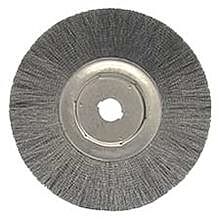 Weiler 01309 Narrow Face Crimped Wire Wheel, 12 In D, .0104 Steel, 1 1/4 In Arbor