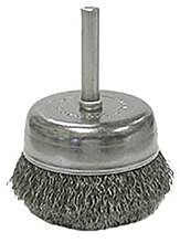 Weiler 14318 2" Crimped Wire Utilitycup Brush .008" Stainle
