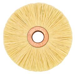 Weiler 17453 Copper Center Tampico Wheel, 3 In Diam, 1/2 Arbor, 20,000 Rpm