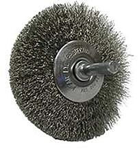 Weiler 17931 Narrow Face Concave Wire Wheel, 1 1/2 In D