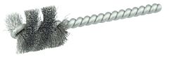 Weiler 21086 Round Power Tube Brush, 7/8 In, .006 Ss, 1 In B.L. (Sm-7/8)