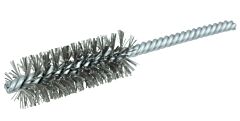Weiler 21123 Double-Spiral Double-Stem Power Tube Brush, 7/8 In, .0104 Ss, 2-1/2 In B.L. (Ds-7/8)