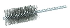 Weiler 21236 Single-Spiral Single-Stem Power Tube Brush, 1-1/4 In, .0104 Ss, 2-1/2 In B.L. (Ds-1-1/